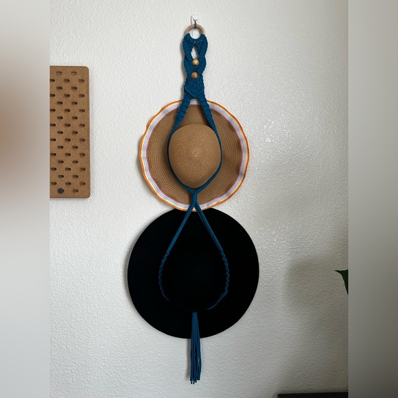 Customize Your Double Macrame Hat Hanger - Picture 10 of 12
